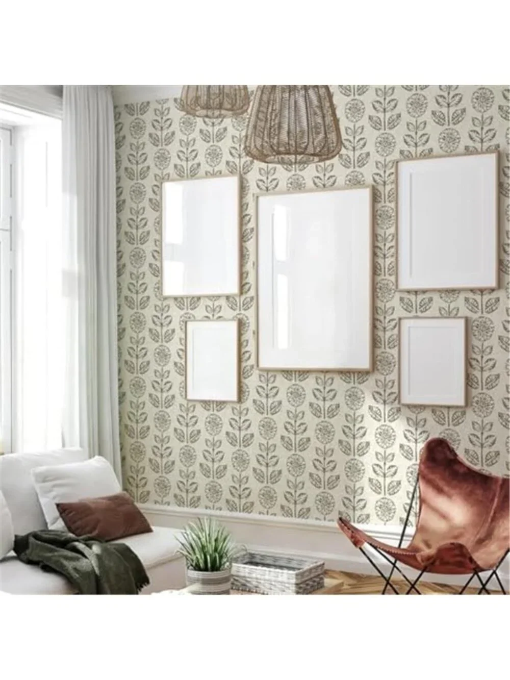 Floral Peel Stick Wallpaper Removable Waterproof Vintage Contact Paper